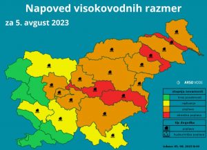 Alluvione in Slovenia, quadro meteo in miglioramento